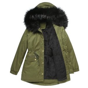 Fur Lined Trench Coat